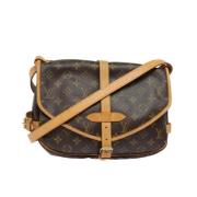 Pre-owned Canvas louis-vuitton-bags Louis Vuitton Vintage , Brown , Da...