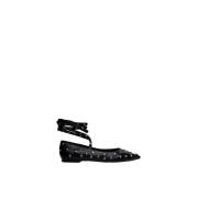 Zwarte platte schoenen Carrano , Black , Dames