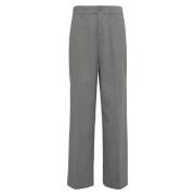 Wijde broek met vouwen s.Oliver , Gray , Dames