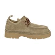 Stijlvolle Veterschoenen voor Mannen Panchic , Brown , Dames