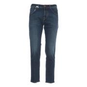 Medium Blue Carrot Jeans Jacob Cohën , Blue , Heren