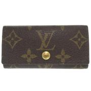 Pre-owned Canvas key-holders Louis Vuitton Vintage , Brown , Dames