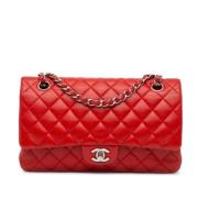 Pre-owned Leather chanel-bags Chanel Vintage , Red , Dames