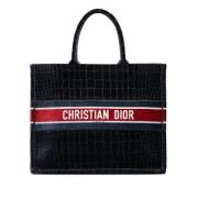 Pre-owned Velvet dior-bags Dior Vintage , Blue , Dames