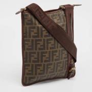 Pre-owned Canvas travel-bags Fendi Vintage , Brown , Heren