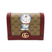 Pre-owned Leather wallets Gucci Vintage , Brown , Unisex