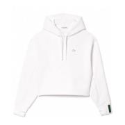 Klassieke Polo Sweatshirt Lacoste , White , Dames