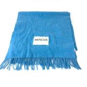 Pre-owned Wool scarves Moncler Pre-owned , Blue , Heren