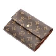 Pre-owned Coated canvas wallets Louis Vuitton Vintage , Brown , Dames