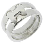 Pre-owned White Gold rings Hermès Vintage , Gray , Dames