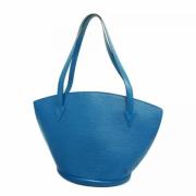 Pre-owned Fabric shoulder-bags Louis Vuitton Vintage , Blue , Dames