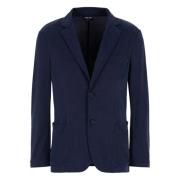 Elegante Blauwe Blazer Giorgio Armani , Blue , Heren