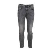 Yaren Grijze Marmer Tapered Jeans Don The Fuller , Gray , Heren