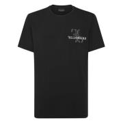 Casual Zwarte Korte Mouw T-shirt Billionaire , Black , Heren