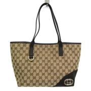 Pre-owned Leather gucci-bags Gucci Vintage , Brown , Dames