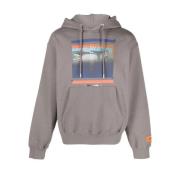 Grijze Casual Sweater met Heron Stijl Heron Preston , Gray , Heren