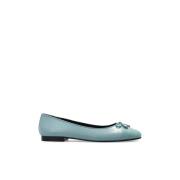 Leren balletflats Tory Burch , Blue , Dames