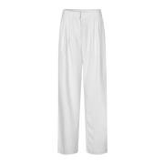 Off White Wide Leg Pantalon Karter Modström , White , Dames