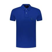 Blauw Polo Shirt uit de Ss23 Collectie Polo Ralph Lauren , Blue , Here...