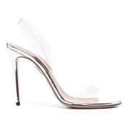 Elegante Zilveren PVC Pumps Aquazzura , Gray , Dames