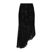 Rok met kanten rand Etro , Black , Dames