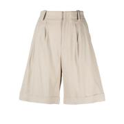 Beige Casual Bermuda Shorts Lorena Antoniazzi , Beige , Dames