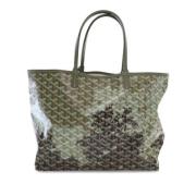 Pre-owned Fabric handbags Goyard Vintage , Green , Dames