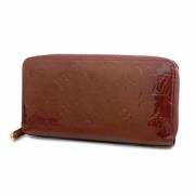 Pre-owned Leather wallets Louis Vuitton Vintage , Red , Dames