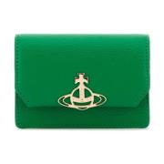 Groene Synthetisch Leren Kaarthouder Vivienne Westwood , Green , Dames