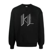 Unisex loungewear sweatshirt Karl Lagerfeld , Black , Heren