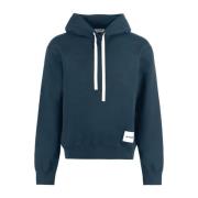 Katoenen Hoodie Jil Sander , Blue , Heren