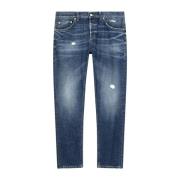 Stretch katoenen jeans Dondup , Blue , Heren