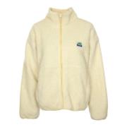 Gezellig Fleece Jack met Opstaande Kraag American Vintage , White , Da...