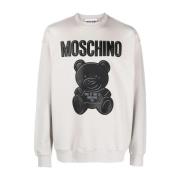 Grijze Sweaters voor Mannen Moschino , Gray , Heren