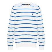 Casual Wit Katoenen Trui met Lange Mouwen Polo Ralph Lauren , White , ...