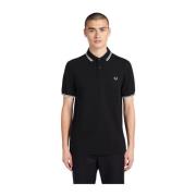 Punk Varsity Gestreepte Top Fred Perry , Black , Heren