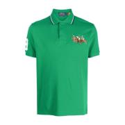 Casual Langemouw Sportshirt Groen Polo Ralph Lauren , Green , Heren