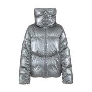 Metallic Oversized Glam Winterjas Colmar , Gray , Dames