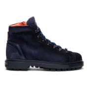 Leren bergschoen voor heren Santoni , Blue , Heren