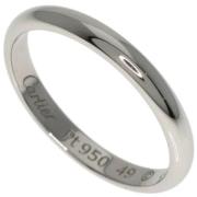 Pre-owned Platinum rings Cartier Vintage , Gray , Dames