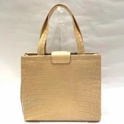 Pre-owned Leather handbags Salvatore Ferragamo Pre-owned , Beige , Dam...