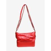 Pre-owned Leather chanel-bags Chanel Vintage , Red , Dames