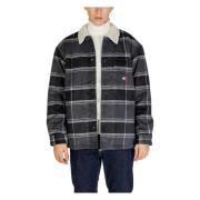 Sherpa Jas Mannen Herfst/Winter Collectie Tommy Jeans , Black , Heren