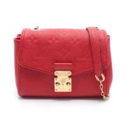 Pre-owned Leather shoulder-bags Louis Vuitton Vintage , Red , Dames