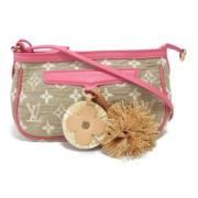 Pre-owned Canvas clutches Louis Vuitton Vintage , Pink , Dames