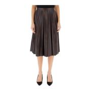 Casual Polyester Rok Pinko , Brown , Dames