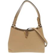 Pre-owned Leather handbags Versace Pre-owned , Beige , Dames