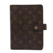 Pre-owned Canvas wallets Louis Vuitton Vintage , Brown , Unisex