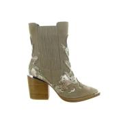 Stijlvolle Bottine I240505 Combi Schoenen Alma EN Pena , Beige , Dames