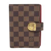 Pre-owned Canvas wallets Louis Vuitton Vintage , Brown , Dames